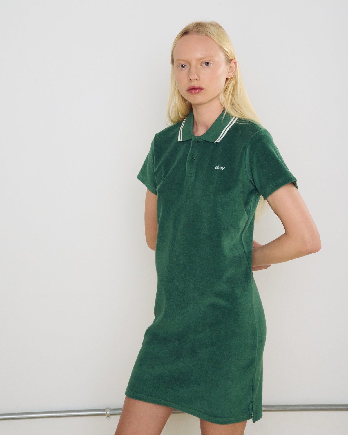 LUCIA POLO DRESS - GREEN