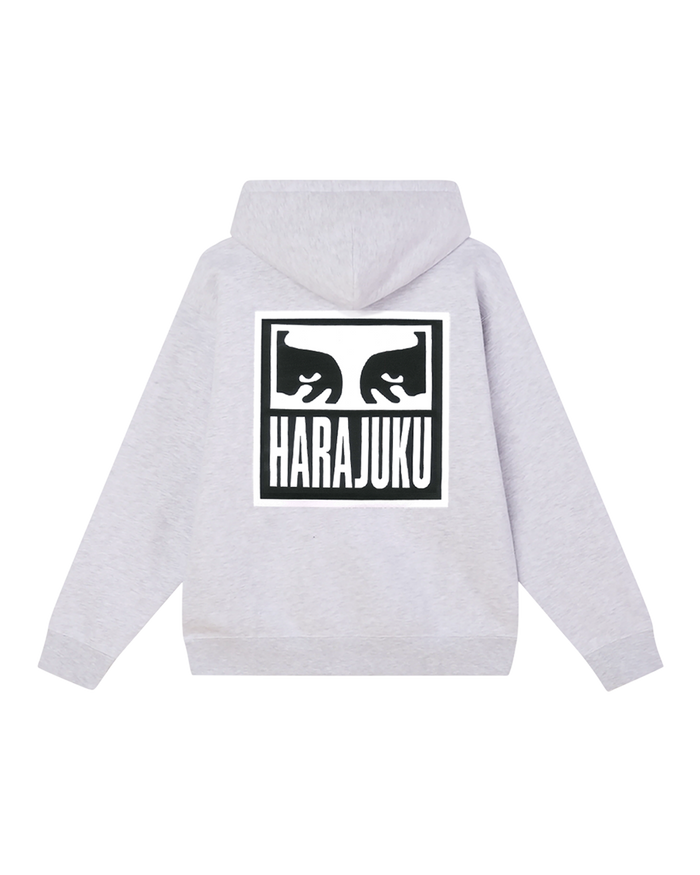 OBEY HARAJUKU EYES HOODIE - Ash