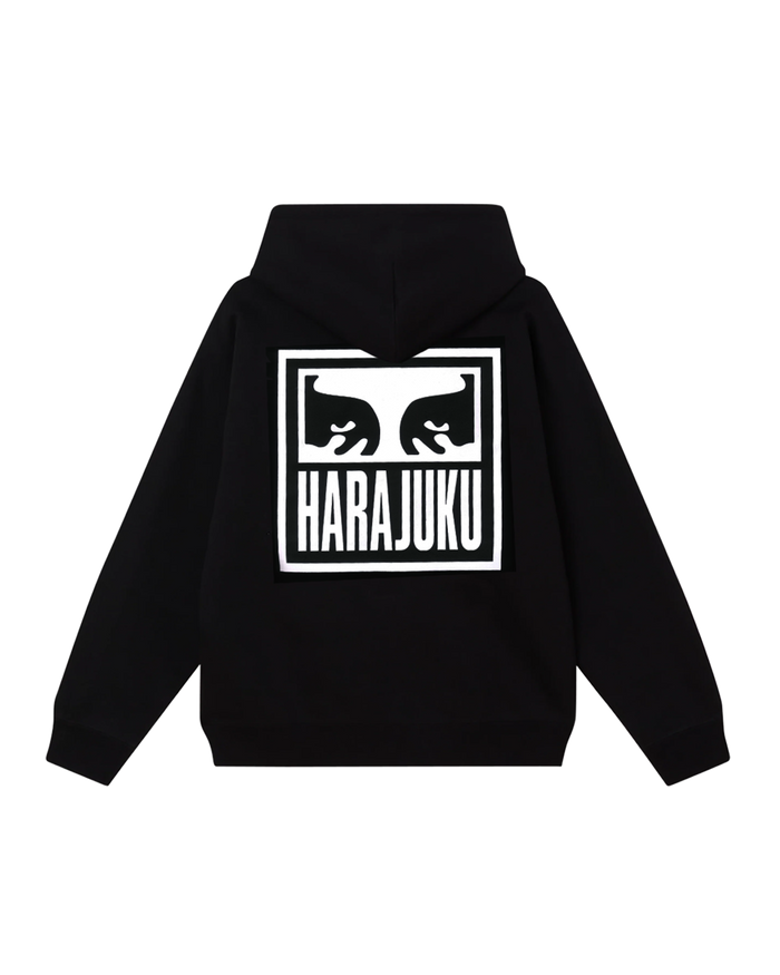 OBEY HARAJUKU EYES HOODIE - Black