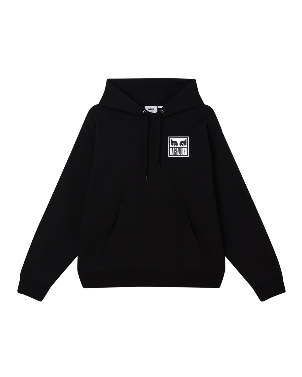 OBEY HARAJUKU EYES HOODIE - Black