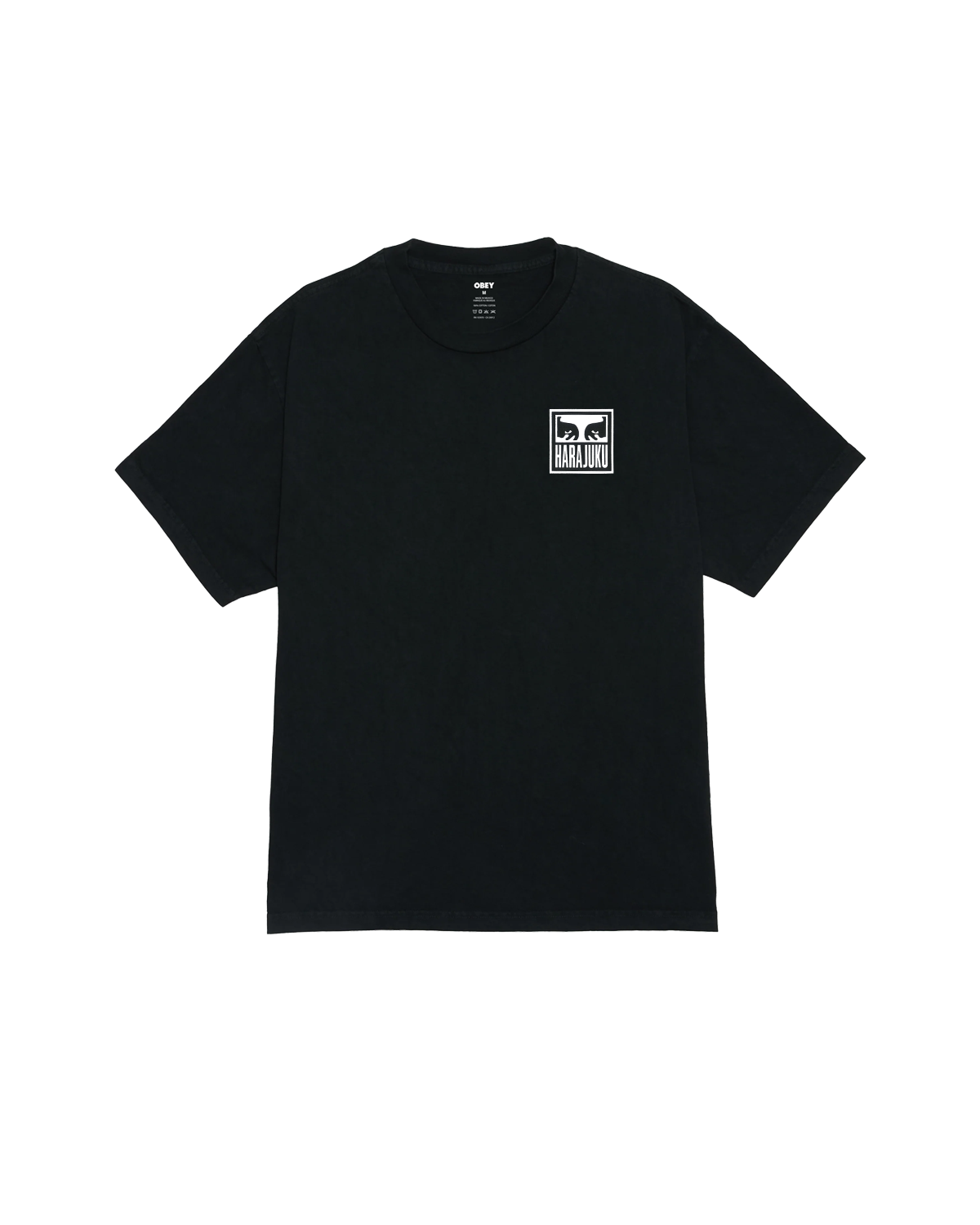 OBEY HARAJUKU EYES T-SHIRT  - Black