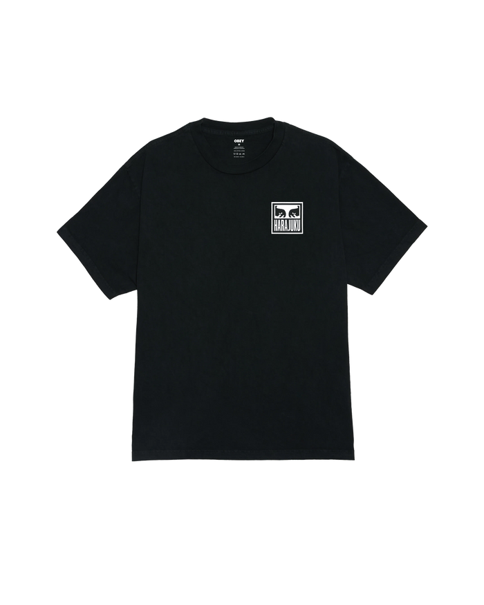 OBEY HARAJUKU EYES T-SHIRT  - Black