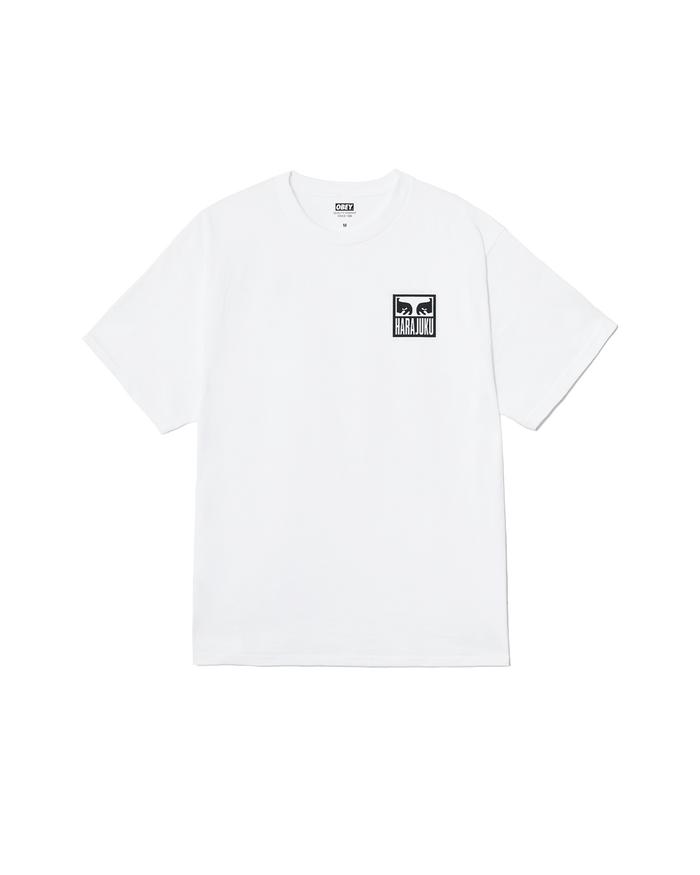 OBEY HARAJUKU EYES T-SHIRT  - White