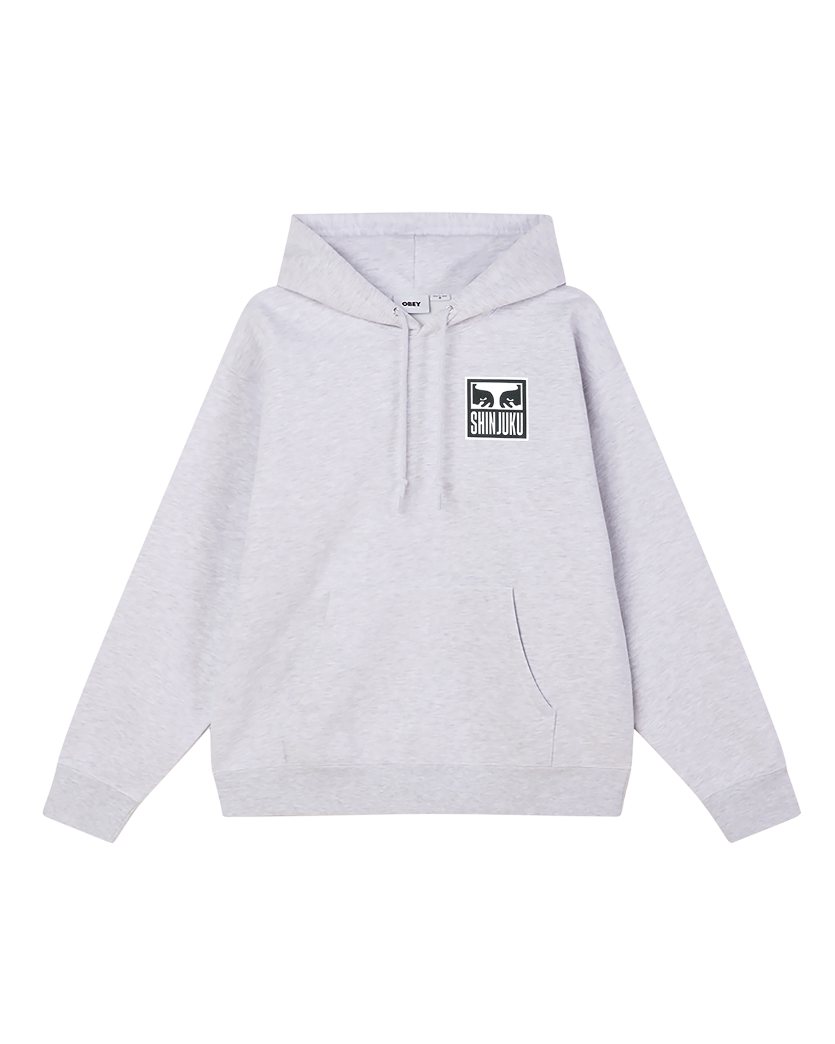 OBEY SHINJUKU EYES HOODIE - HEATHER GREY