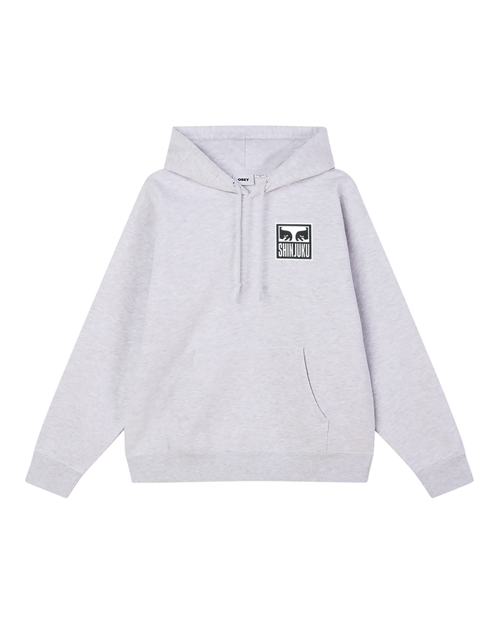 OBEY SHINJUKU EYES HOODIE - HEATHER GREY