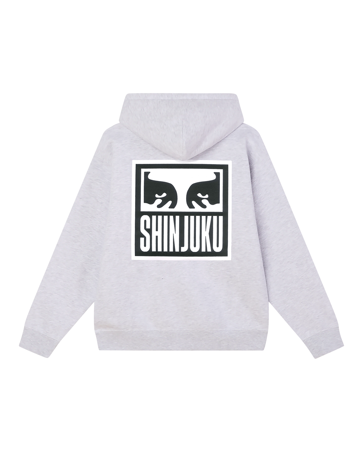 OBEY SHINJUKU EYES HOODIE - HEATHER GREY