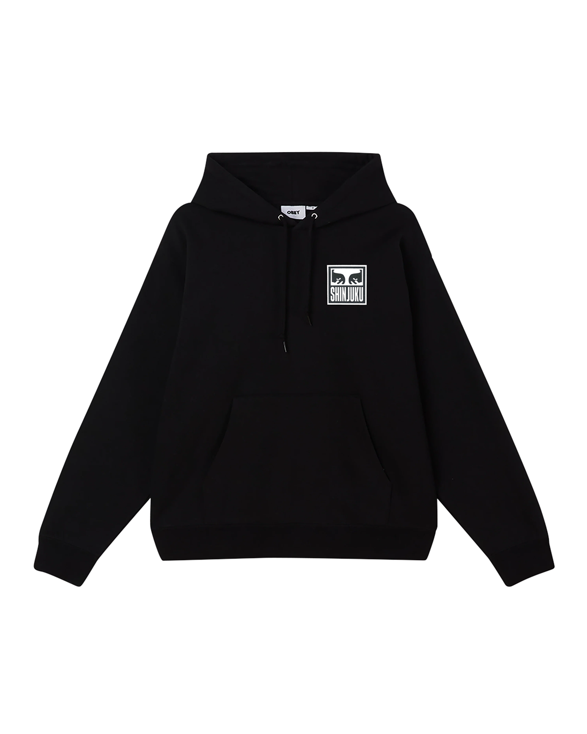 OBEY SHINJUKU EYES HOODIE - BLACK