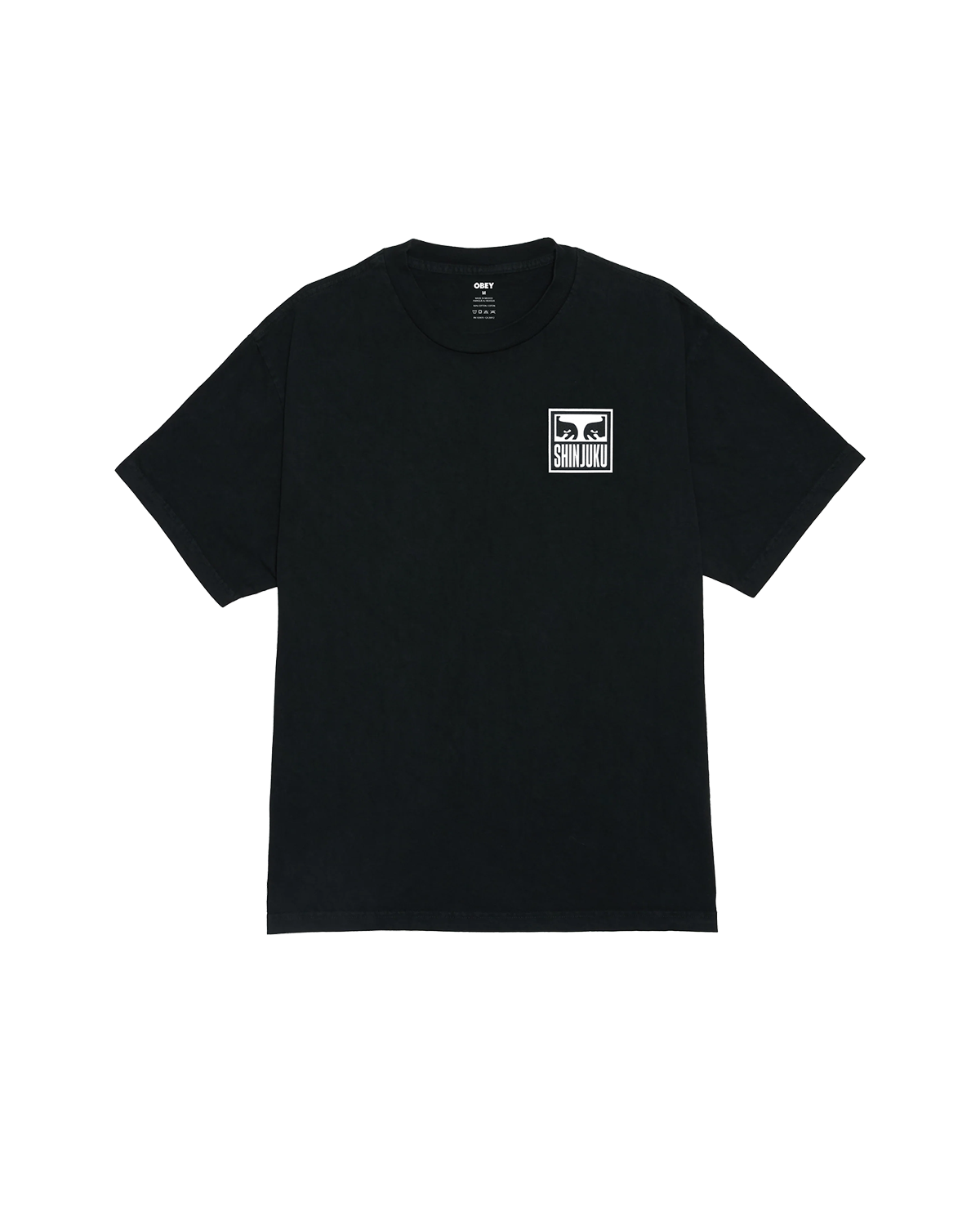 OBEY SHINJUKU EYES T-SHIRT - BLACK
