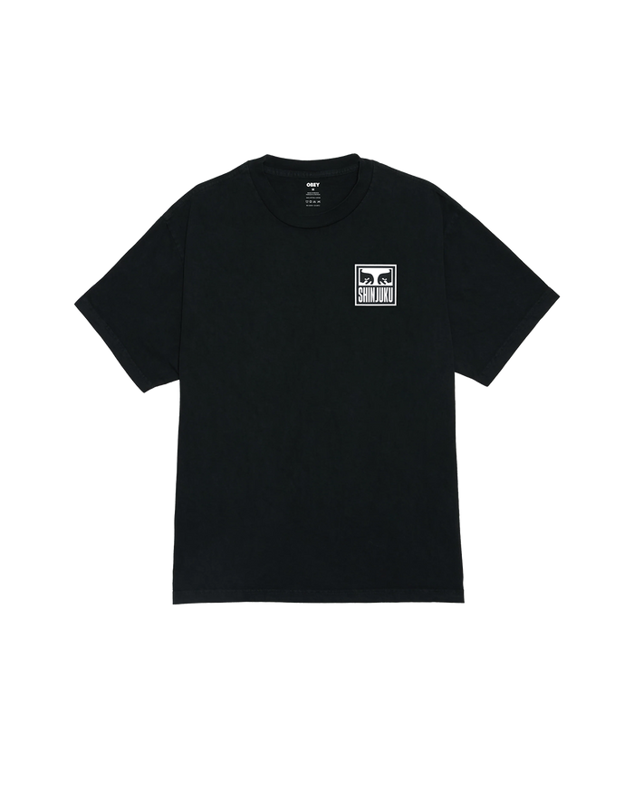 OBEY SHINJUKU EYES T-SHIRT - BLACK