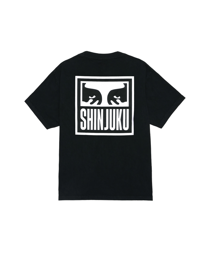 OBEY SHINJUKU EYES T-SHIRT - BLACK
