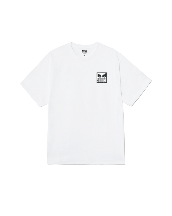 OBEY SHINJUKU EYES T-SHIRT - WHITE