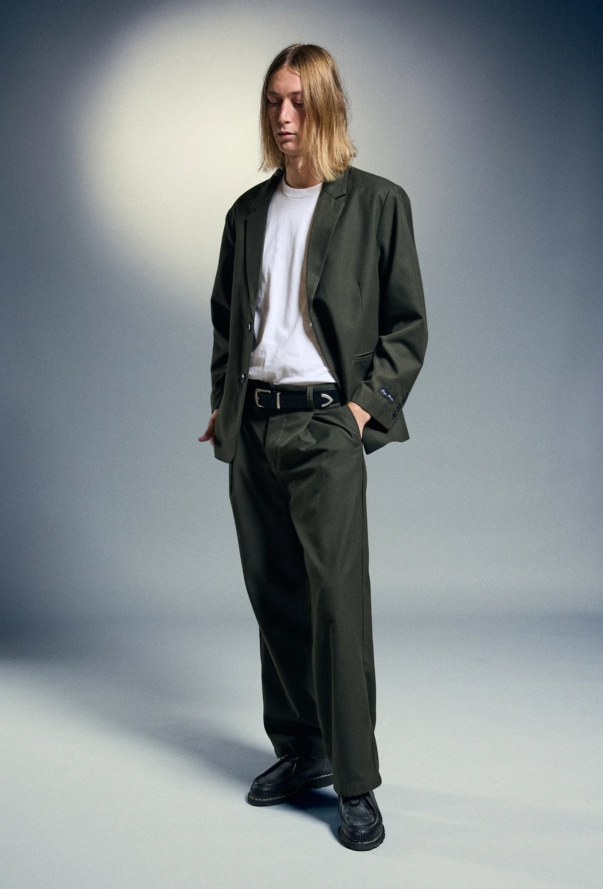 ARMEL PLEATED PANT - BLACK