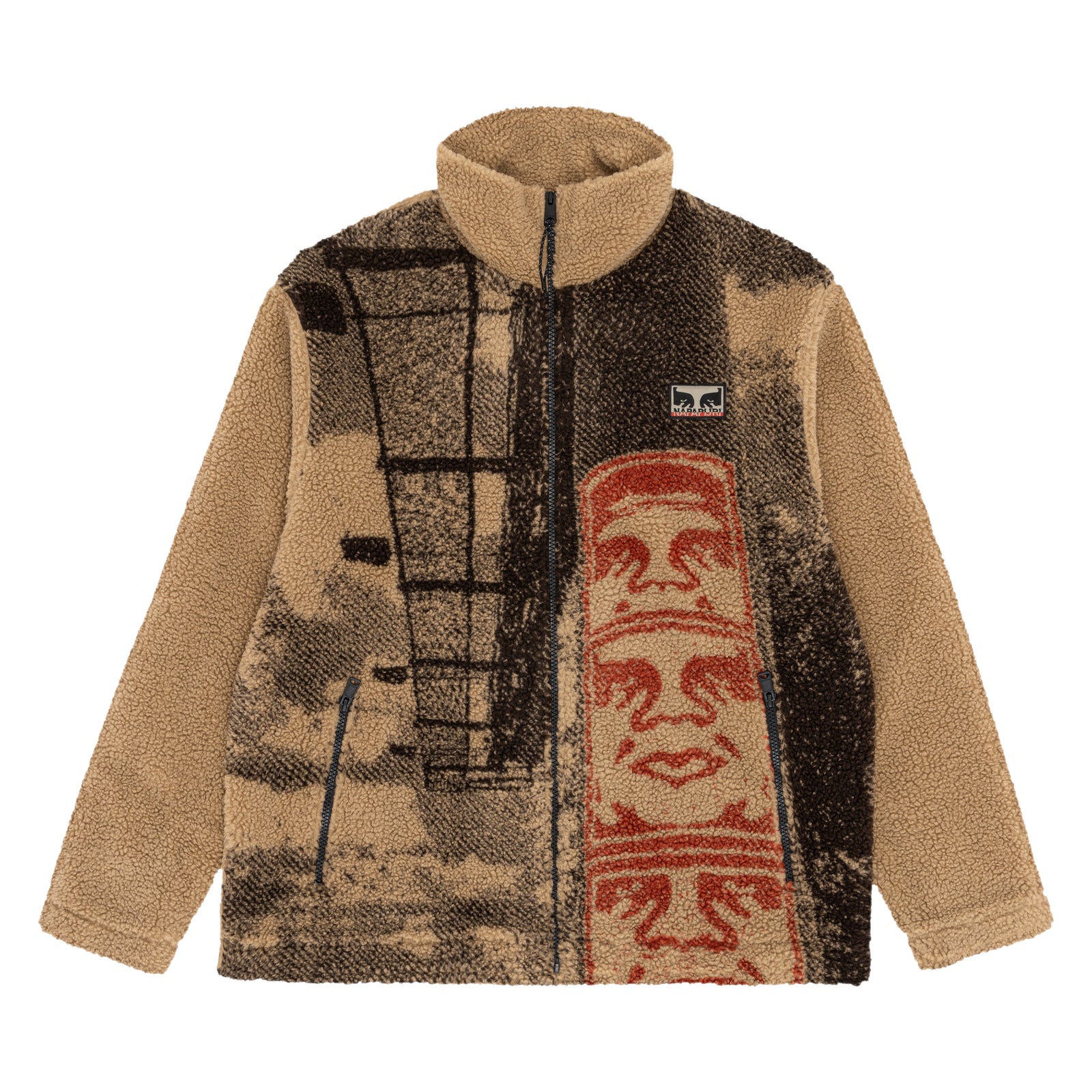 OBEY STREET CAMPAIGN FLEECE JACKET