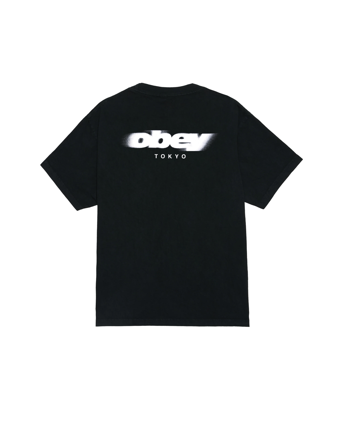 OBEY MOTION BLUR T-SHIRT TOKYO - BLACK