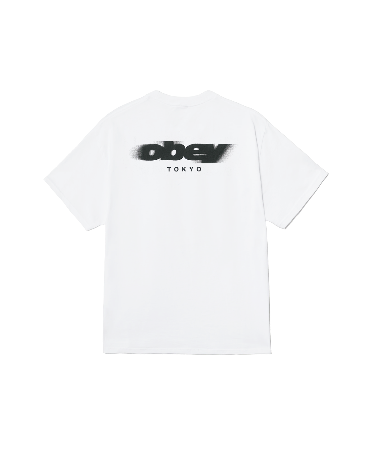 OBEY MOTION BLUR T-SHIRT TOKYO - WHITE