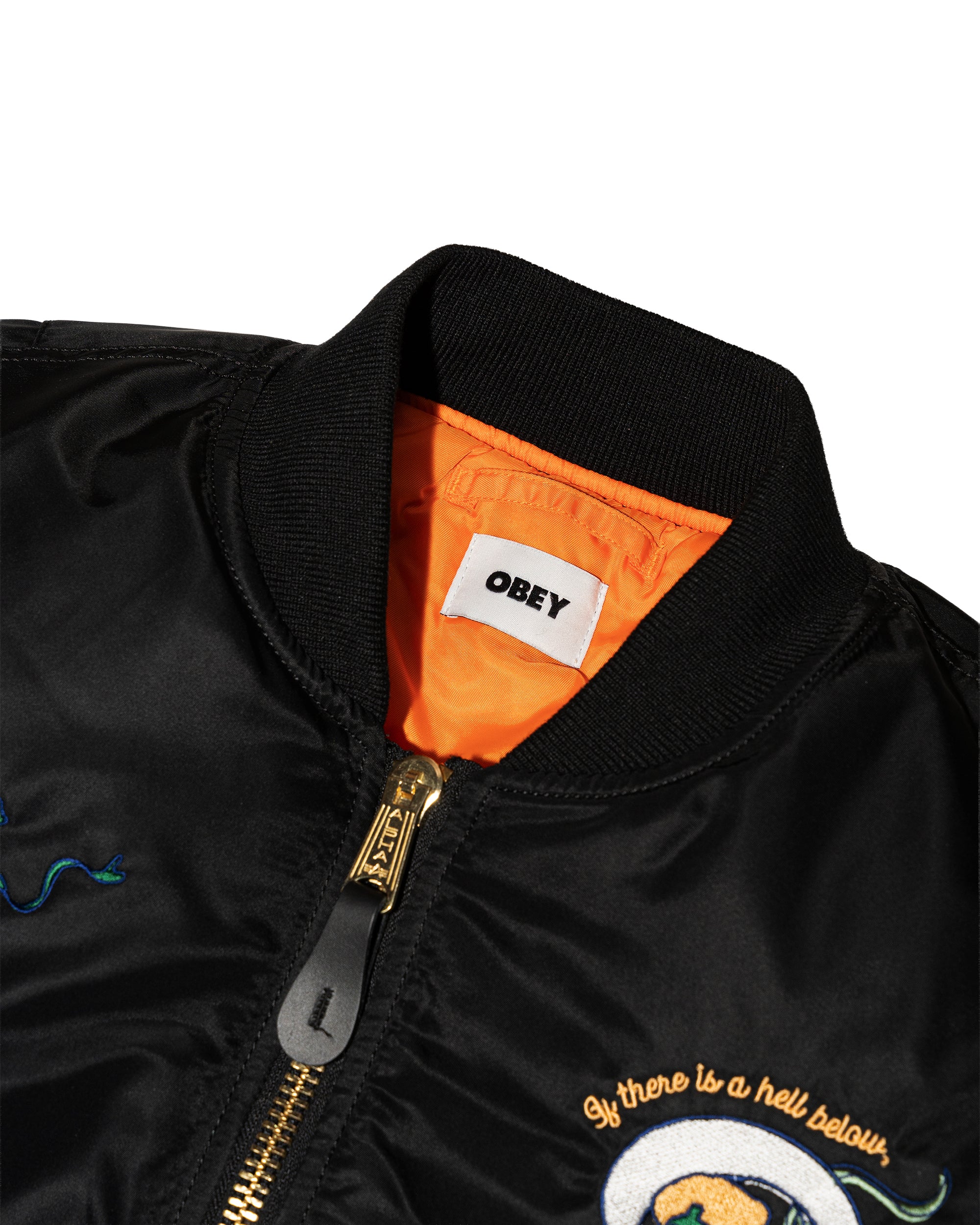 OBEY WELCOME TO JAPAN 2026 MA-1 - Black