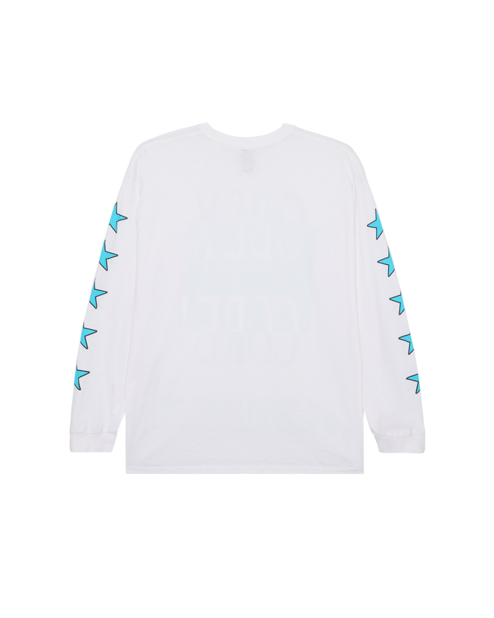 OBEY CORE LS VINTAGE T-SHIRT - WHITE