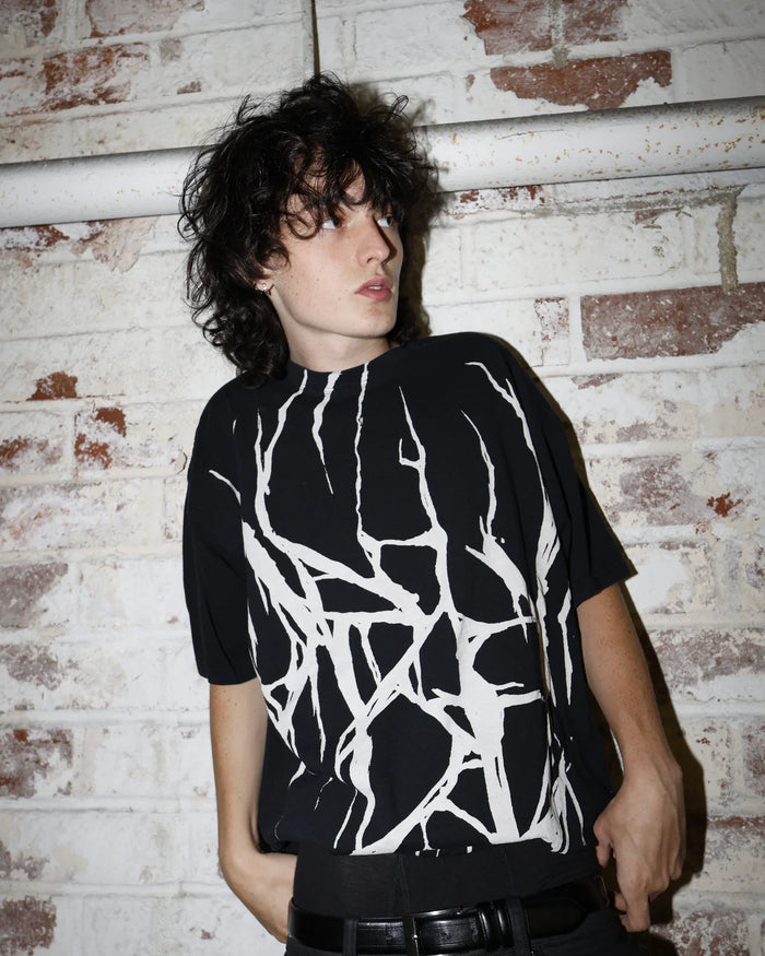 DEATH METAL VINTAGE T-SHIRT - BLACK