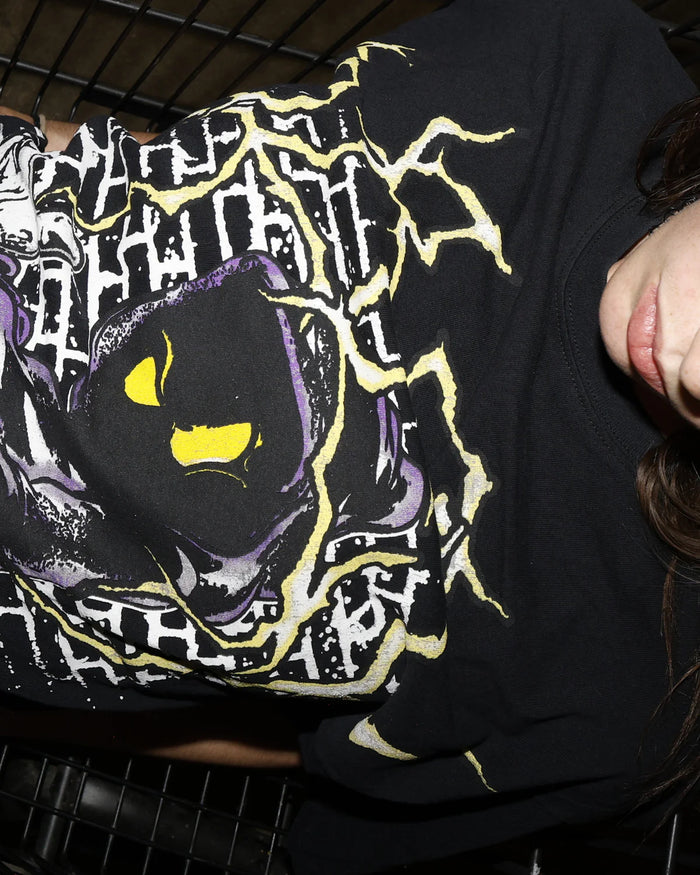 ROLL THE DICE VINTAGE T-SHIRT - BLACK