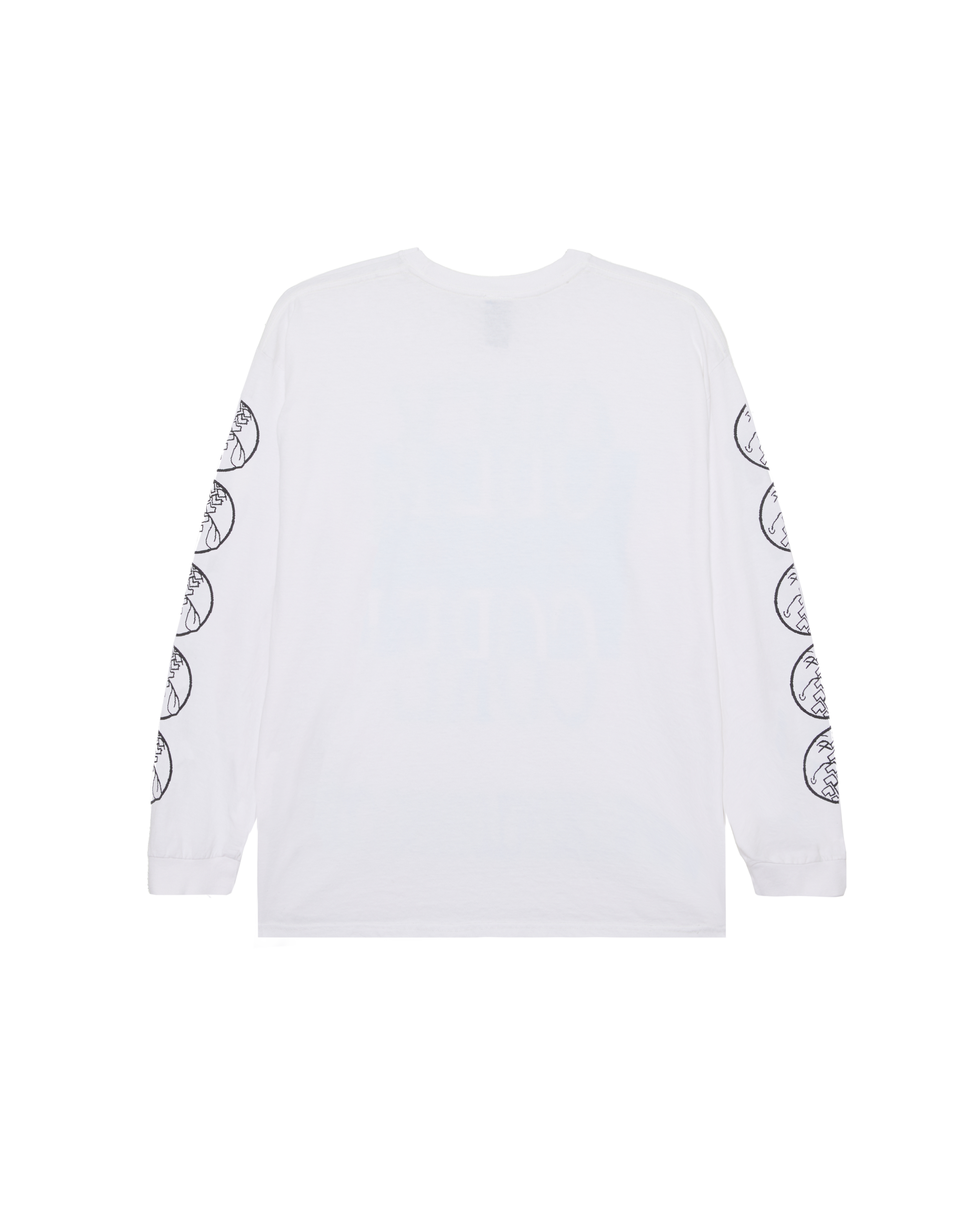 SMILE TIRE LS VINTAGE T-SHIRT - WHITE