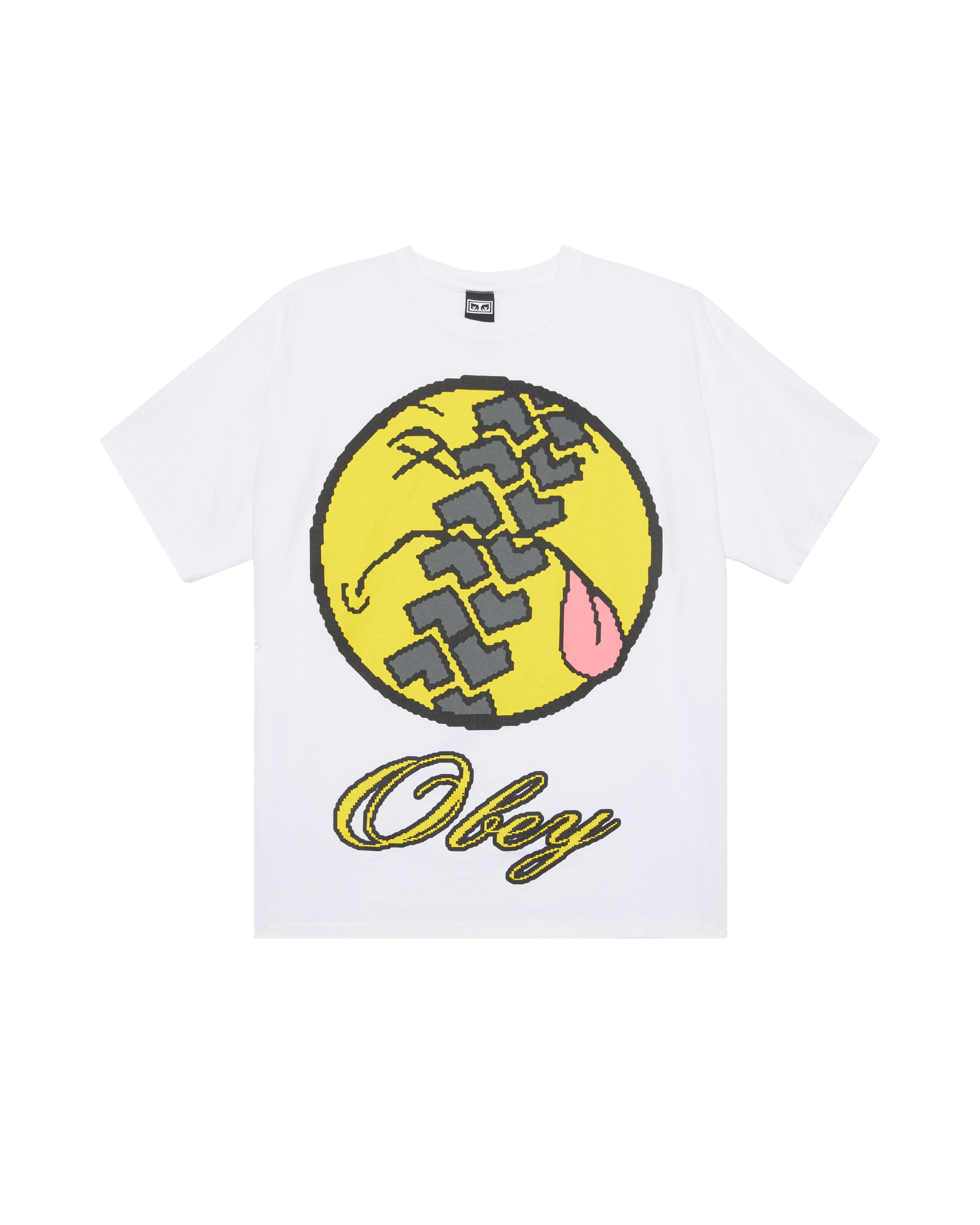 SMILE TIRE VINTAGE T-SHIRT - WHITE